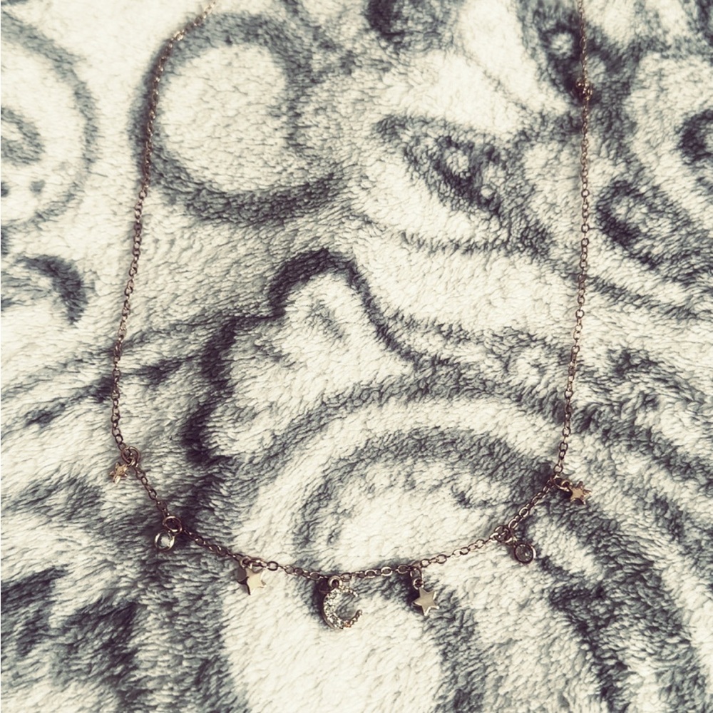 Elegant Gold Charm Necklace